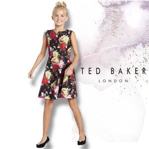BAKER by Ted Baker Floral Girls SZ 8 dress
